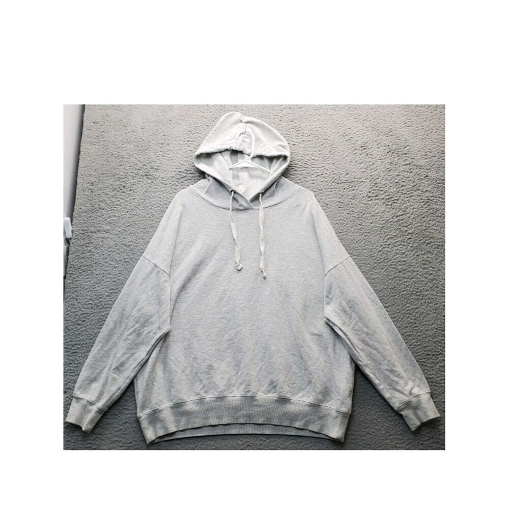 Buffalo David Bitton Light Heather Gray Hoodie Large As Is